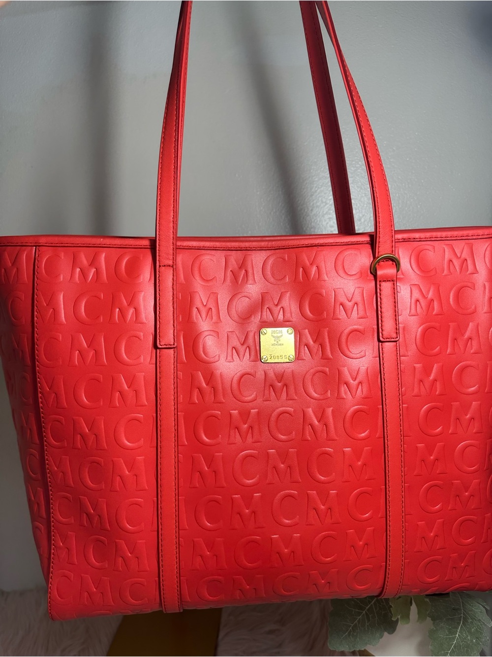 Authentic MCM Toni Tote bag